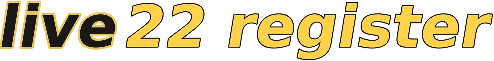 live22 register logo